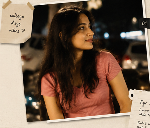 The pink top and parking-lot meeting